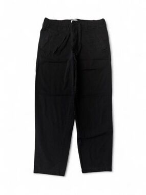 H&M Black Cotton Trousers Relaxed Fit Pants Men’s Size S
